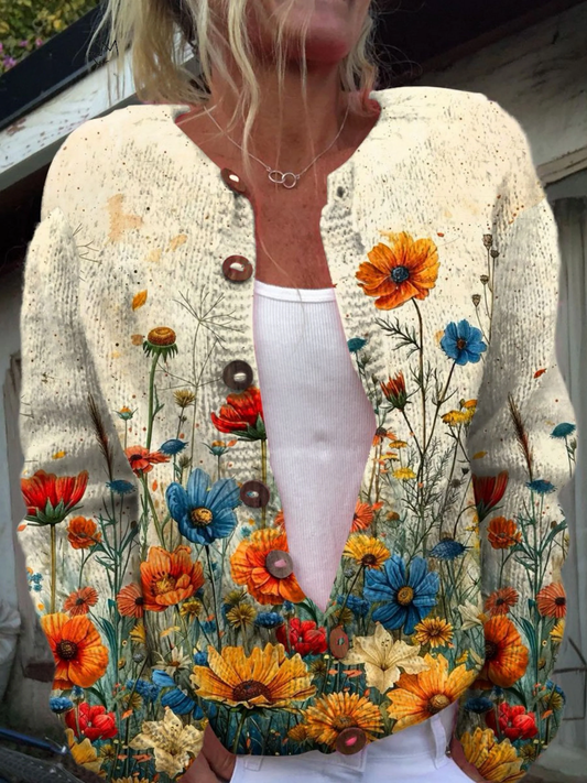Tea | Cardigan vintage a fiori