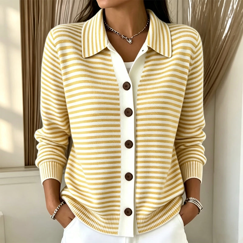 Renata | Cardigan in maglia a righe