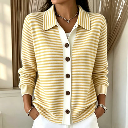 Renata | Cardigan in maglia a righe