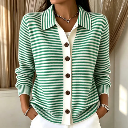 Renata | Cardigan in maglia a righe