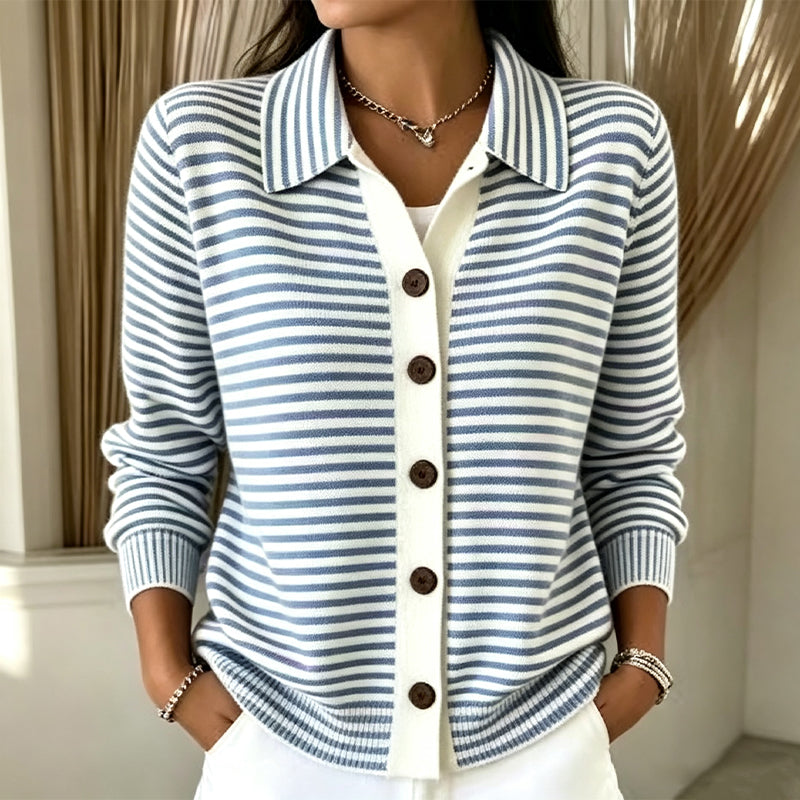Renata | Cardigan in maglia a righe